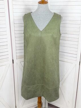 loft green suede dress | Dresses | Loft White Sleeveless Knit Shift Long sleeve